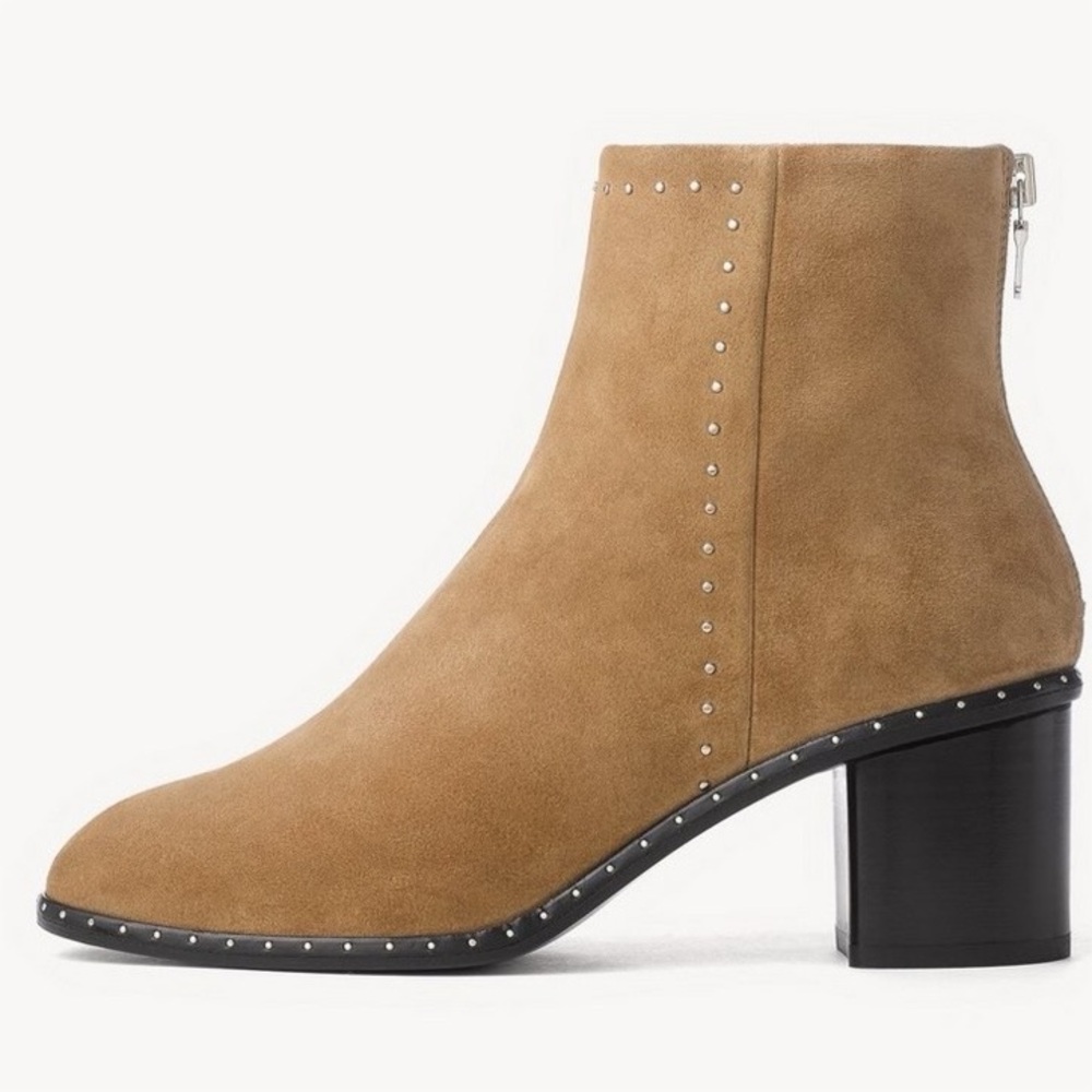 Rag & Bone Willow Stud Suede Leather Boots Size 36